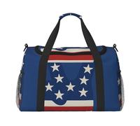 Peace Hand Usa Flag Design Print Gym bag Grande Capacità Mano Carry Bag Pieghevole Carry On Tote per Attività All'aperto