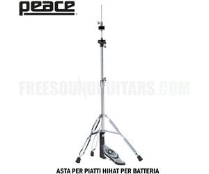 Peace HS-972A Asta hihat Charleston Per Piatti Batteria in Metallo Resistente