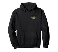 Peace Islam Arabo Calligrafia Pocket Minimal Salam Felpa con Cappuccio