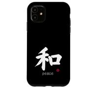 Peace Kanji in giapponese lettera Giappone simbolo (sul retro) Custodia per iPhone 11