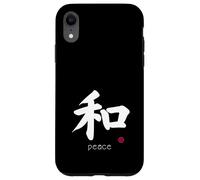 Peace Kanji in giapponese lettera Giappone simbolo (sul retro) Custodia per iPhone XR