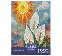 Peace Lily Jigsaw Puzzle Impossibili 1000 Pezzi Decorazione Per La Casa. Giochi Rilassamento E Intelligence Per Adulti E Ragazzi Da 14 Anni 38x26cm/1000pcs