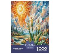 Peace Lily Jigsaw Puzzle Impossibili 1000Pcs Decorazione Per La Casa. Rilassamento E Intelligence Per Adulti E Ragazzi Da 14 Anni 70x50cm/1000pcs