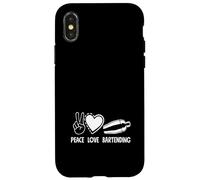 Peace Love, atmosfera da barista Custodia per iPhone X/XS