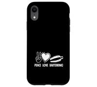 Peace Love, atmosfera da barista Custodia per iPhone XR