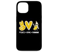 Peace Love Banana Funny Fruit Food Vegan Donne Uomini Bambini Custodia per iPhone 13