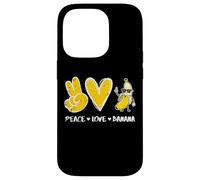 Peace Love Banana Funny Fruit Food Vegan Donne Uomini Bambini Custodia per iPhone 14 Pro