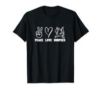 Peace Love Burpees Orgoglioso Uomini Donne Esercizio Maglietta