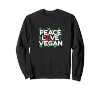 Peace Love Cavolo Vegano Felpa