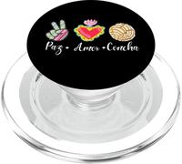 Peace Love Conchas Pan Dulce Latina Mexican Concha Pastry PopSockets PopGrip per MagSafe