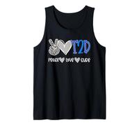 Peace Love Cure Diabetes Awareness T2D Diabetes Canotta