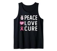 Peace Love Cure for Breast Cancer Awareness Canotta