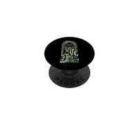 Peace Love E Clarinetto Bohemian Rainbow PopSockets PopGrip Adesivo