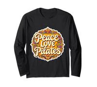 Peace Love E Pilates Istruttore Studente Insegnante Amante Maglia a Manica