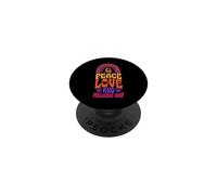 Peace Love e rap melodico Bohemian Rainbow PopSockets PopGrip Adesivo