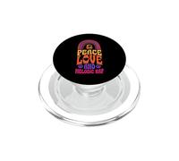 Peace Love e rap melodico Bohemian Rainbow PopSockets PopGrip per MagSafe
