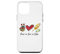 Peace Love Elote Corn Cob Funny Food Elotes Leopard Womens Custodia per iPhone 12 mini