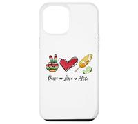 Peace Love Elote Corn Cob Funny Food Elotes Leopard Womens Custodia per iPhone 12 Pro Max