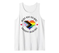 Peace Love Equality Kindness Inclusion Progress Rainbow LGBT Canotta