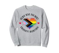Peace Love Equality Kindness Inclusion Progress Rainbow LGBT Felpa