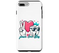 Peace Love Floss - Dentista Igienista dentale Custodia per iPhone 7 Plus/8 Plus