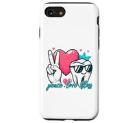 Peace Love Floss - Dentista Igienista dentale Custodia per iPhone SE (2020) / 7/8