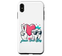 Peace Love Floss - Dentista Igienista dentale Custodia per iPhone XS Max
