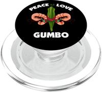 Peace Love Gumbo Louisiana PopSockets PopGrip per MagSafe