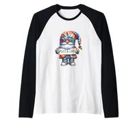Peace Love Hippie Gnomes for Hippie Mom Summer Vacation Maglia con Maniche Raglan