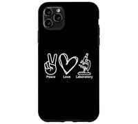 Peace Love Laboratory Laboratorio Ricerca Tech Medical Week Divertente Custodia per iPhone 11 Pro Max