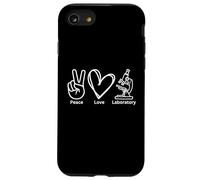 Peace Love Laboratory Laboratorio Ricerca Tech Medical Week Divertente Custodia per iPhone SE (2020) / 7/8