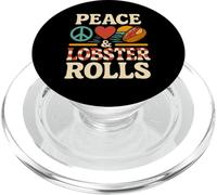 Peace Love Lobster Rolls Bar Porto frutti di mare PopSockets PopGrip per MagSafe