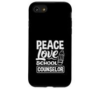 Peace Love School Counselor, matita artistica Custodia per iPhone SE (2020) / 7/8