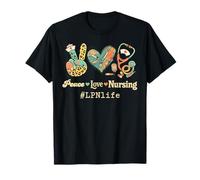 Peace Love - Stetoscopio per Allattamento LPN Life Maglietta