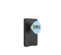 Peace Love Swim Team Cool Nuotatore PopSockets PopWallet per MagSafe