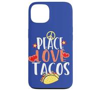 Peace Love Tacos Cibo Divertente Citazione Cibo Messicano Foodies Taco Custodia per iPhone 13