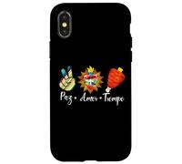 Peace Love Trompo Tacos al Pastor Mexican Food Custodia per iPhone X/XS