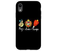 Peace Love Trompo Tacos al Pastor Mexican Food Custodia per iPhone XR
