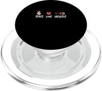 Peace Love Ukulele Musicisti Divertenti Ukulele Per Un Uke Giocatore PopSockets PopGrip per MagSafe