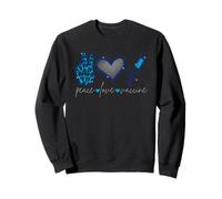 Peace Love Vaccine Ho ricevuto il vaccino vaccinato Felpa