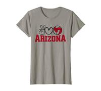 Peace Love Volleyball, Arizona Women Teen Girls Tween Maglietta