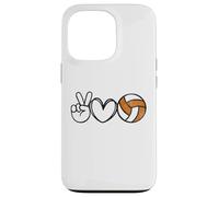 Peace Love Volleyball - Texas Women Teen Girls Tween Custodia per iPhone 13 Pro
