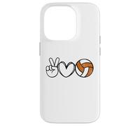 Peace Love Volleyball - Texas Women Teen Girls Tween Custodia per iPhone 14 Pro