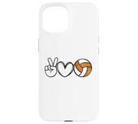 Peace Love Volleyball - Texas Women Teen Girls Tween Custodia per iPhone 15