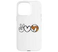 Peace Love Volleyball - Texas Women Teen Girls Tween Custodia per iPhone 15 Pro Max