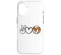 Peace Love Volleyball - Texas Women Teen Girls Tween Custodia per iPhone 16