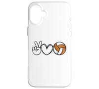 Peace Love Volleyball - Texas Women Teen Girls Tween Custodia per iPhone 16 Plus