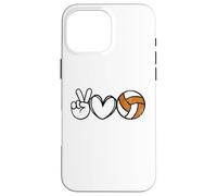 Peace Love Volleyball - Texas Women Teen Girls Tween Custodia per iPhone 16 Pro Max