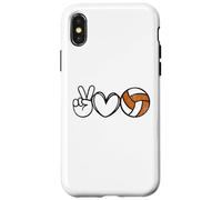 Peace Love Volleyball - Texas Women Teen Girls Tween Custodia per iPhone X/XS