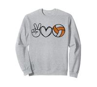 Peace Love Volleyball - Texas Women Teen Girls Tween Felpa